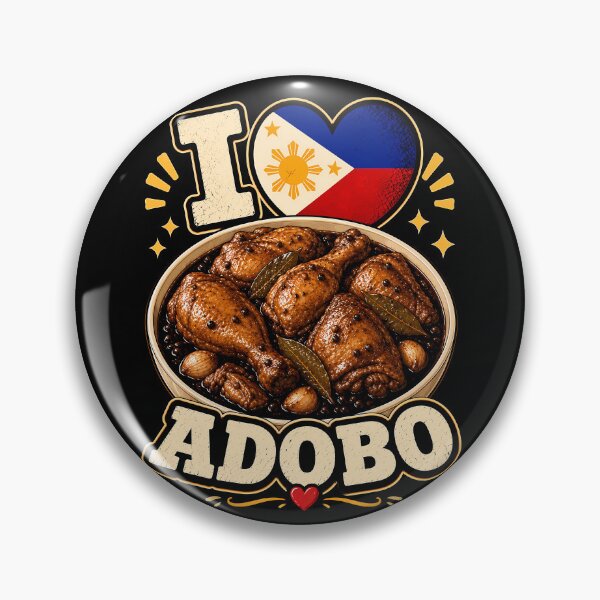 Item preview, I love adobo with Philippine flag design designed and sold by rafaeltto.