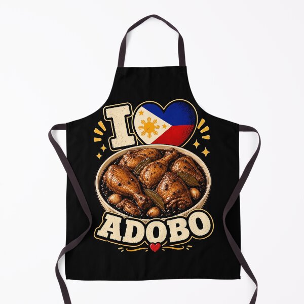 Item preview, I love adobo with Philippine flag design designed and sold by rafaeltto.