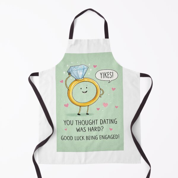 Item preview, Funny Engagement Congratulations with Diamond Ring and Dating Humor designed and sold by Aryabek.