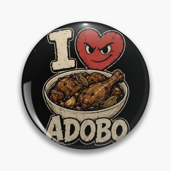 Item preview, I Love Adobo with a Cheeky Heart Design designed and sold by rafaeltto.