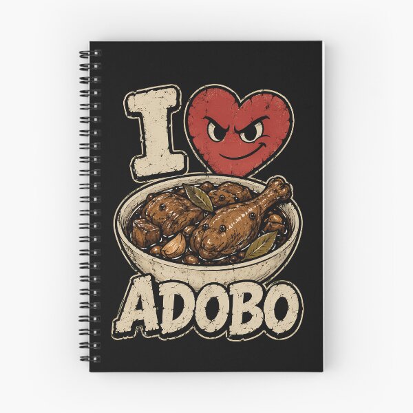 Item preview, I Love Adobo with a Cheeky Heart Design designed and sold by rafaeltto.