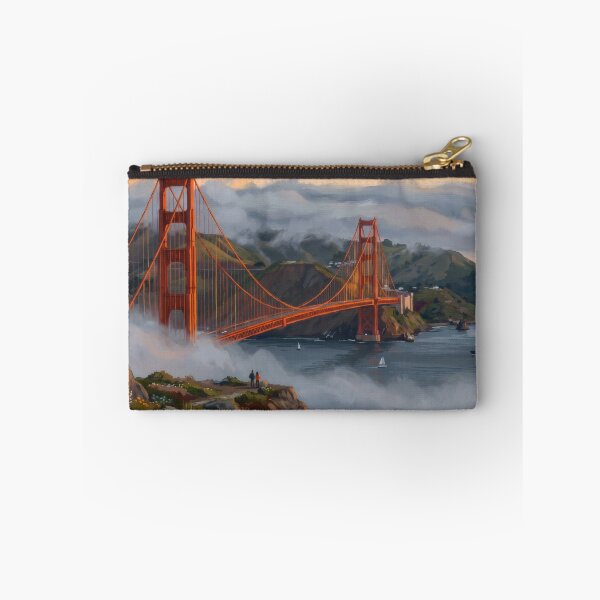 Item preview, Golden Gate Bridge in the Fog designed and sold by RedPeaStudio.