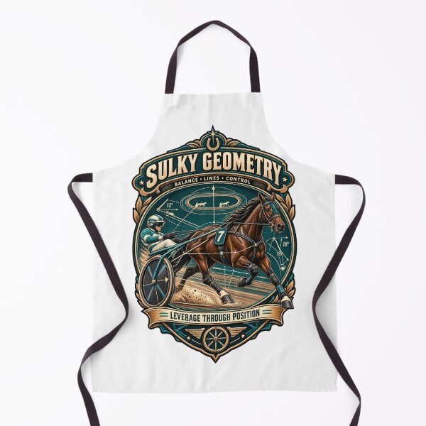 Item preview, Sulky Geometry Harness Racing Strategy designed and sold by Rhubarb Bridge Merch.