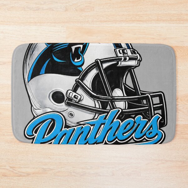 Item preview, Carolina Panthers NFL Helmet Logo Drawing Silver designed and sold by Luke Foran Sports Art.