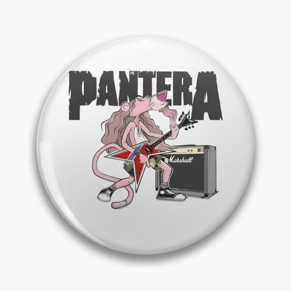 Item preview, Animated Pink Panther Rocker Guitarist Mashup Poster designed and sold by Yacine23.