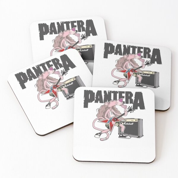 Item preview, Animated Pink Panther Rocker Guitarist Mashup Poster designed and sold by Yacine23.