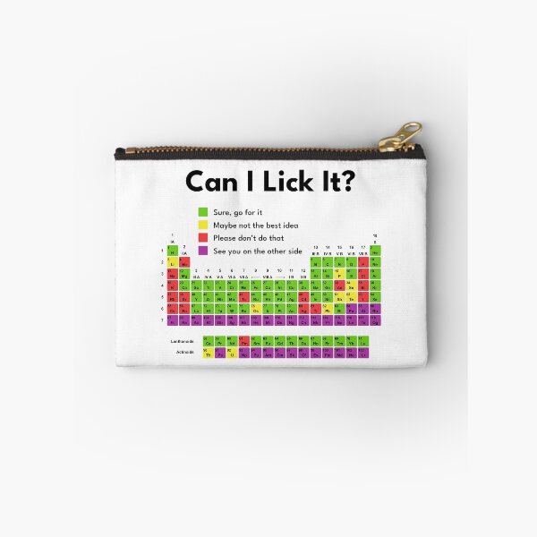 Item preview, Can I Lick It Funny Periodic Table Chemistry designed and sold by teeperfect.