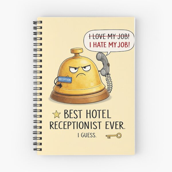 Item preview, Best Hotel Receptionist Ever with I Hate My Job Workplace Humor designed and sold by Aryabek.
