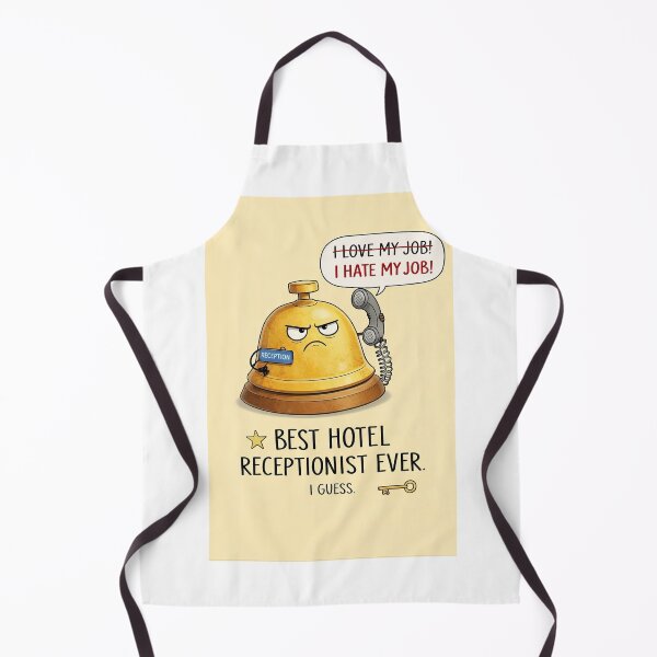Item preview, Best Hotel Receptionist Ever with I Hate My Job Workplace Humor designed and sold by Aryabek.