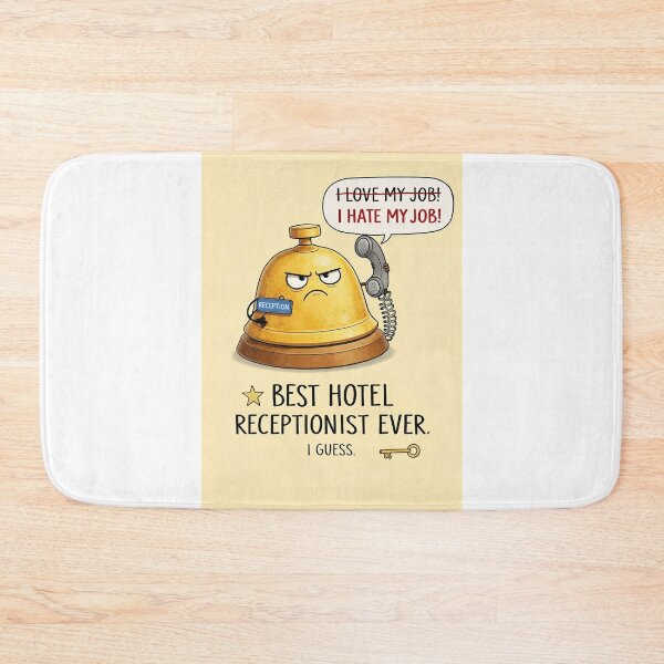 Item preview, Best Hotel Receptionist Ever with I Hate My Job Workplace Humor designed and sold by Aryabek.