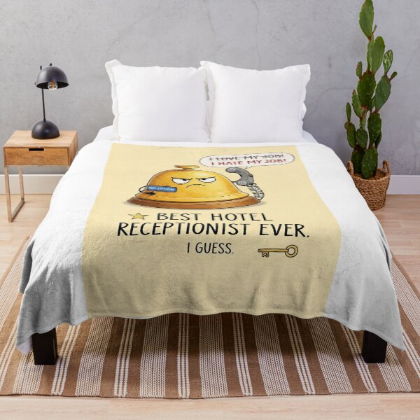 Item preview, Best Hotel Receptionist Ever with I Hate My Job Workplace Humor designed and sold by Aryabek.