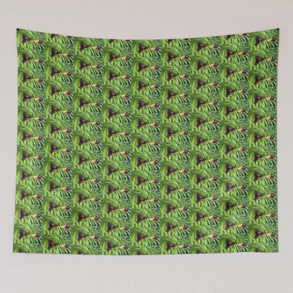 Item preview, Two Vibrant Dark Purple Daylily Blossoms Opening designed and sold by Georgia Mizuleva.