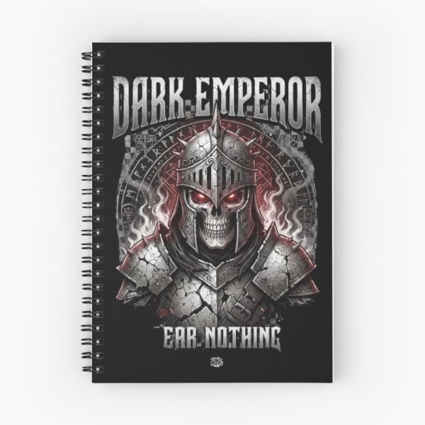 Item preview, Dark Emperor Skull Warrior – Gothic Warrior Streetwear T-Shirt designed and sold by Fit On.