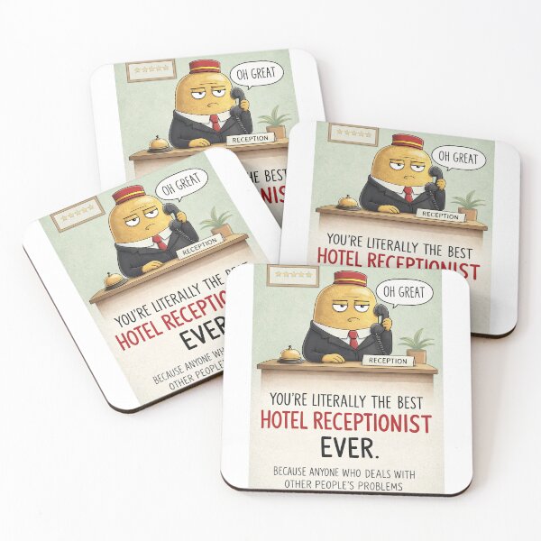 Item preview, Best Hotel Receptionist Ever with Front Desk Customer Service Humor designed and sold by Aryabek.
