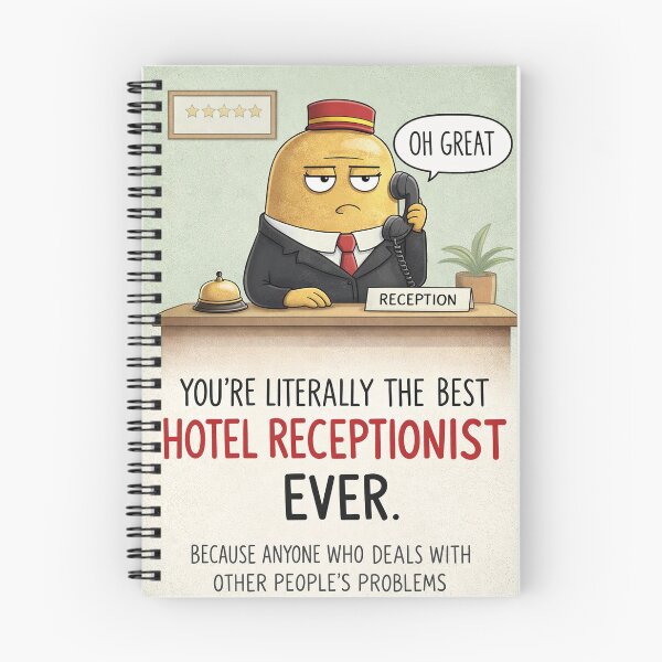 Item preview, Best Hotel Receptionist Ever with Front Desk Customer Service Humor designed and sold by Aryabek.
