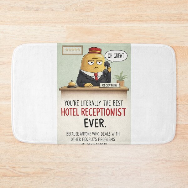 Item preview, Best Hotel Receptionist Ever with Front Desk Customer Service Humor designed and sold by Aryabek.