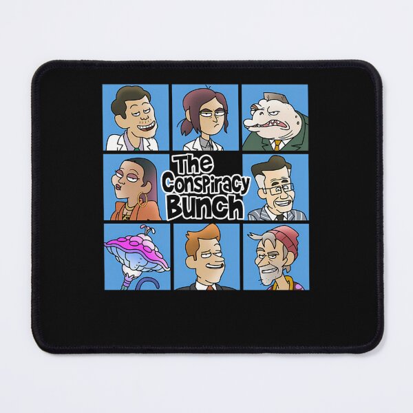 Item preview, The Conspiracy Bunch Inside Job Character Grid designed and sold by Ashtonishing Present.