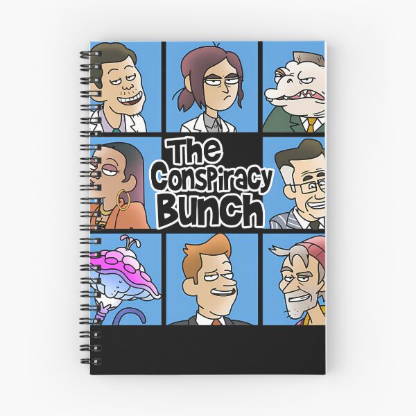 Item preview, The Conspiracy Bunch Inside Job Character Grid designed and sold by Ashtonishing Present.