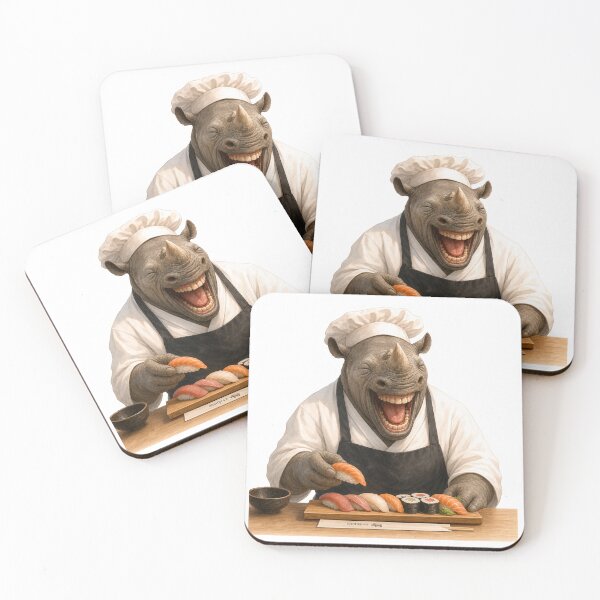 Item preview, Laughing Sushi Chef Gift designed and sold by Wenvilgrace.