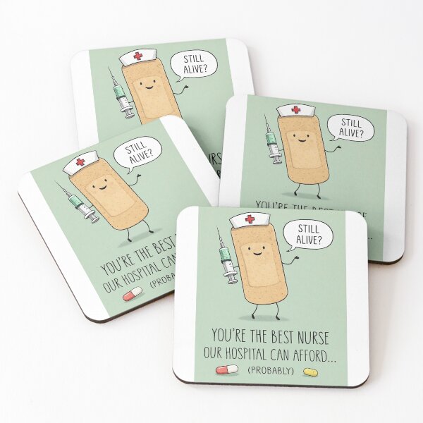 Item preview, Best Nurse Our Hospital Can Afford with Syringe Medical Humor designed and sold by Aryabek.
