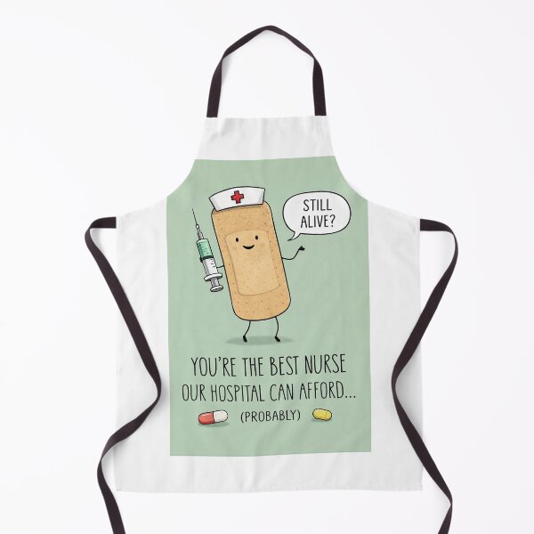 Item preview, Best Nurse Our Hospital Can Afford with Syringe Medical Humor designed and sold by Aryabek.