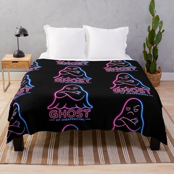 Item preview, Ghost of Disapproval – Neon Grumpy Ghost designed and sold by Abidel.