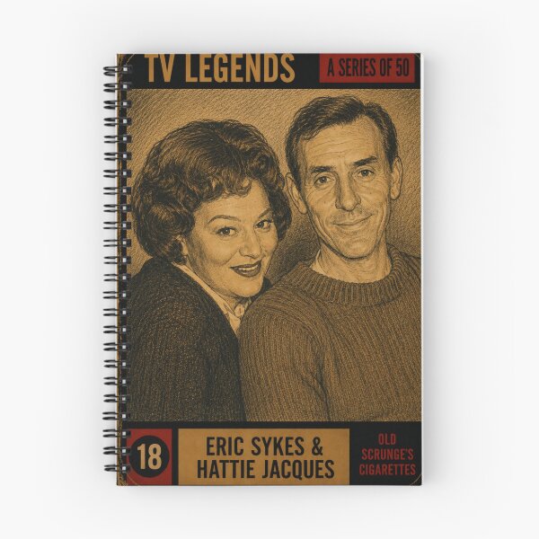 Item preview, Eric Sykes & Hattie Jacques - TV Legends Trading Cards designed and sold by halibutgoatramb.