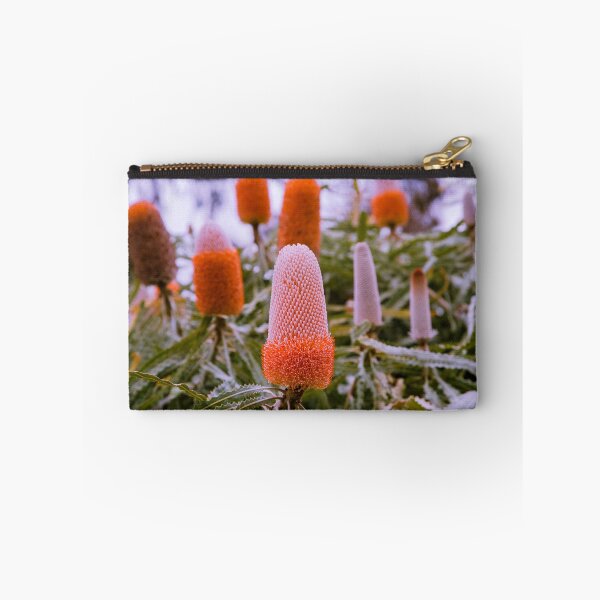 Item preview, Australian Native Flower Banksia prionotes (Acorn Banksia) - Vibrant Orange Botanical Art  designed and sold by MinzMarchStudio.