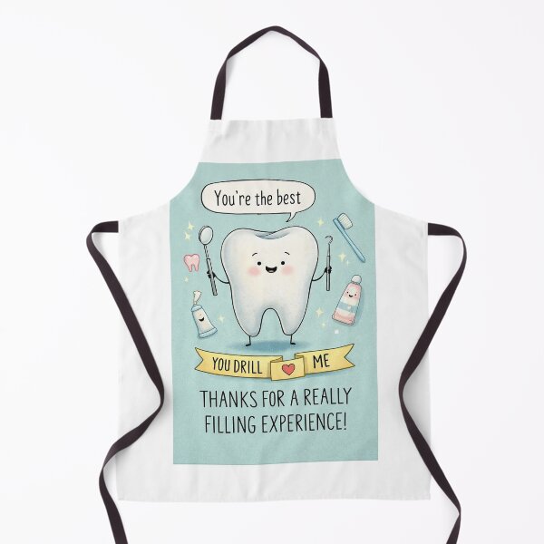 Item preview, Best Dentist Thank You with Tooth Character and Filling Experience Humor designed and sold by Aryabek.