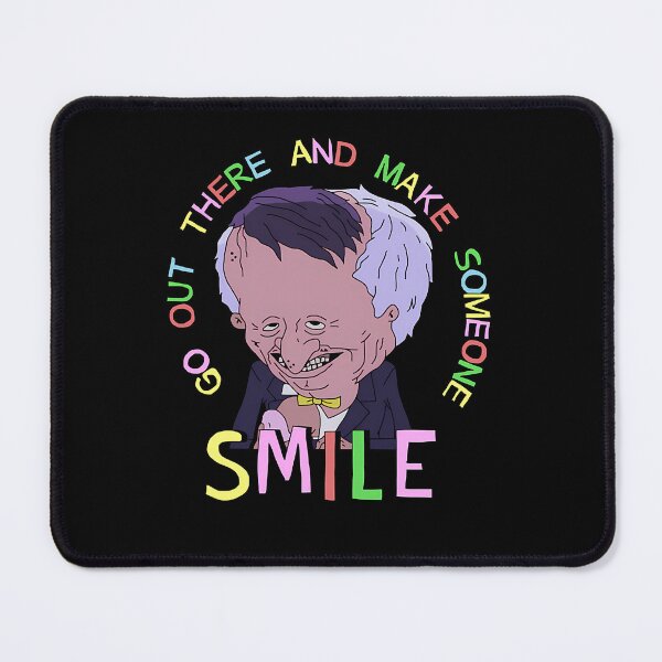 Item preview, Smiling Friends Mr Boss Go Out There And Make Someone Smile Quote designed and sold by Ashtonishing Present.