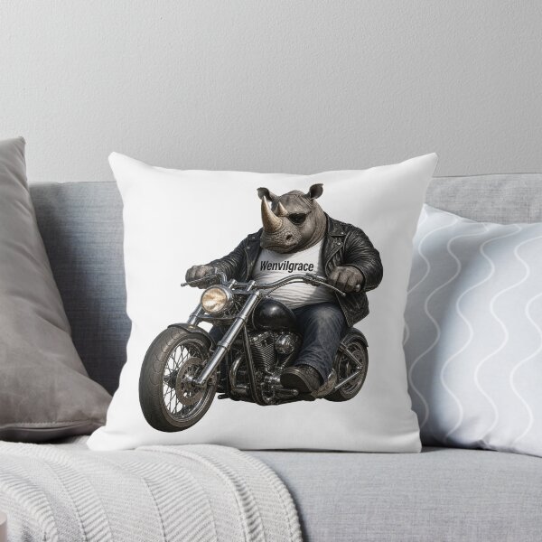 Item preview, Biker Rhino Gift designed and sold by Wenvilgrace.