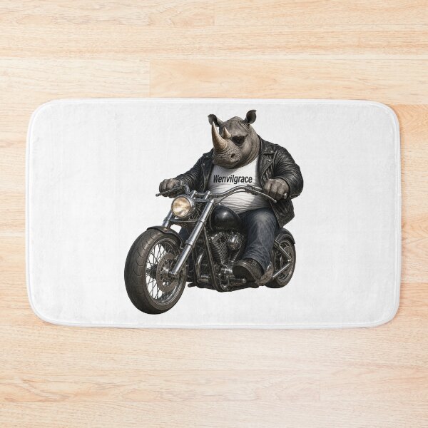 Item preview, Biker Rhino Gift designed and sold by Wenvilgrace.