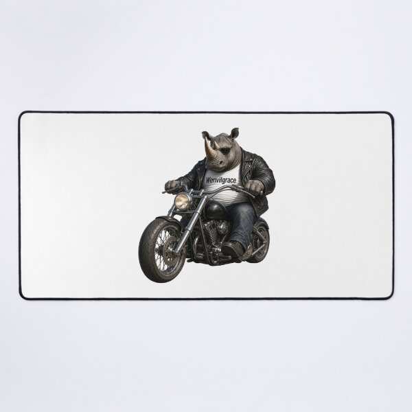 Item preview, Biker Rhino Gift designed and sold by Wenvilgrace.