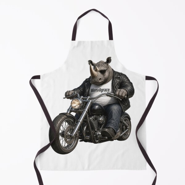 Item preview, Biker Rhino Gift designed and sold by Wenvilgrace.