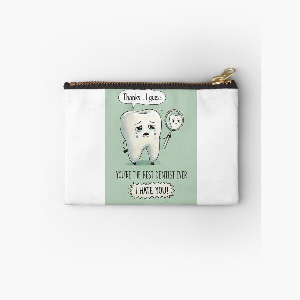 Item preview, Best Dentist Ever with Crying Tooth and I Hate You Dental Humor designed and sold by Aryabek.