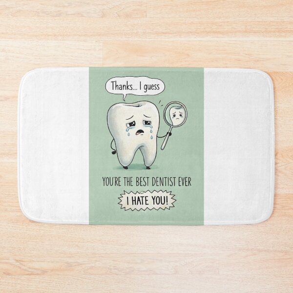 Item preview, Best Dentist Ever with Crying Tooth and I Hate You Dental Humor designed and sold by Aryabek.