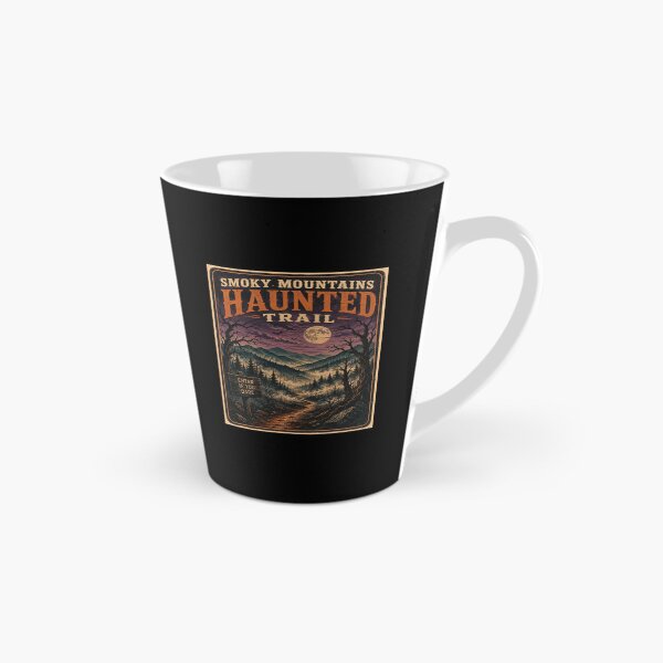 Item preview, Smoky Mountains Haunted Trail Vintage Halloween Travel Poster designed and sold by Globalcitytees.