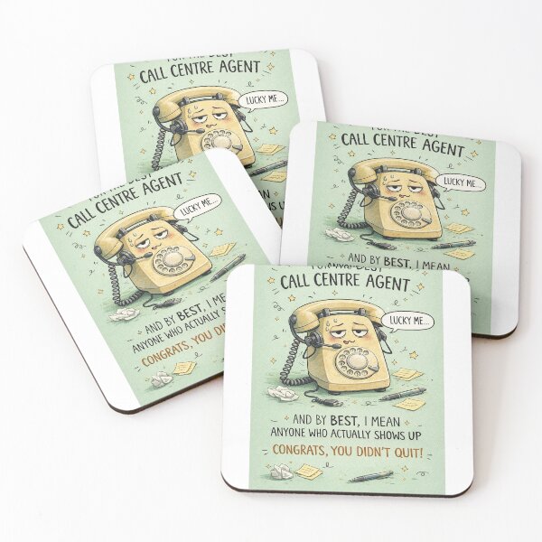 Item preview, Best Call Centre Agent Who Actually Shows Up and Never Quit designed and sold by Aryabek.