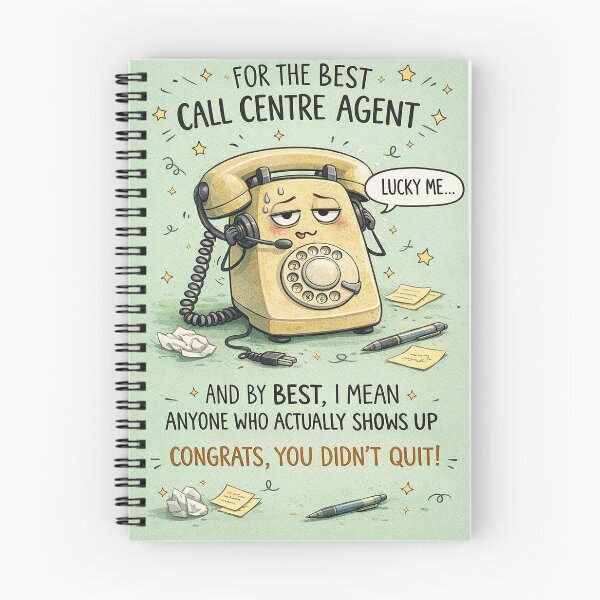 Item preview, Best Call Centre Agent Who Actually Shows Up and Never Quit designed and sold by Aryabek.
