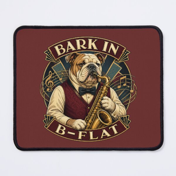 Item preview, Bark in B-Flat Bulldog Saxophone Player designed and sold by Kolibra.