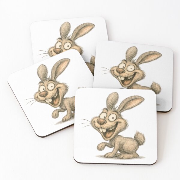 Item preview, Funny Rabbit with Imperfect Smile – Cute Bunny designed and sold by Yomere.