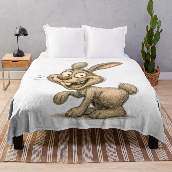 Item preview, Funny Rabbit with Imperfect Smile – Cute Bunny designed and sold by Yomere.