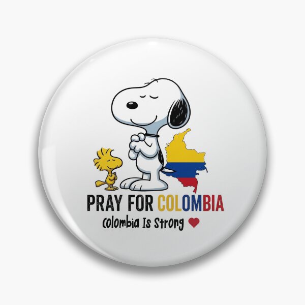Item preview, Pray for Colombia Snoopy & Woodstock,Colombia Earthquake 2026 designed and sold by GinaGrave.