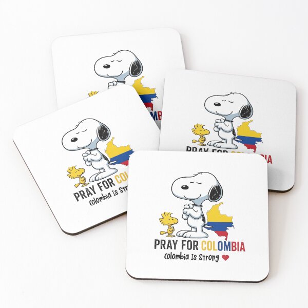 Item preview, Pray for Colombia Snoopy & Woodstock,Colombia Earthquake 2026 designed and sold by GinaGrave.