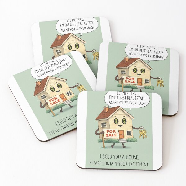 Item preview, Best Real Estate Agent Who Sold You a House with Sarcastic Excitement designed and sold by Aryabek.