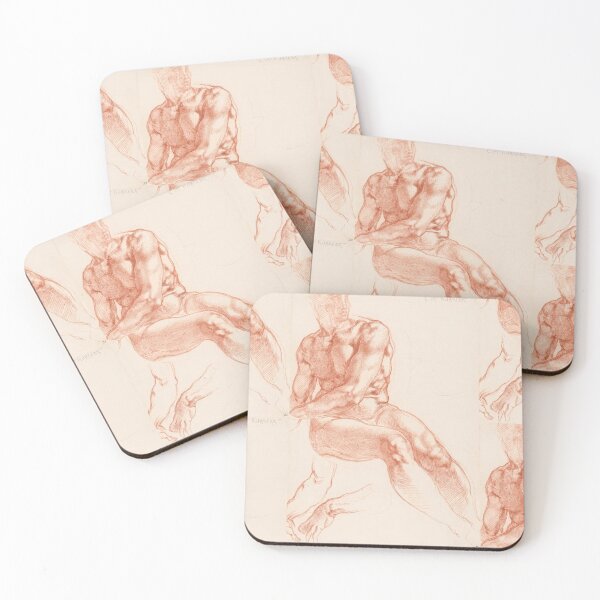 Item preview, Seated Male Nude Anatomical Study designed and sold by artofuniverse.