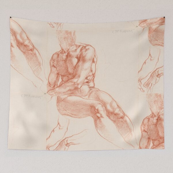 Item preview, Seated Male Nude Anatomical Study designed and sold by artofuniverse.