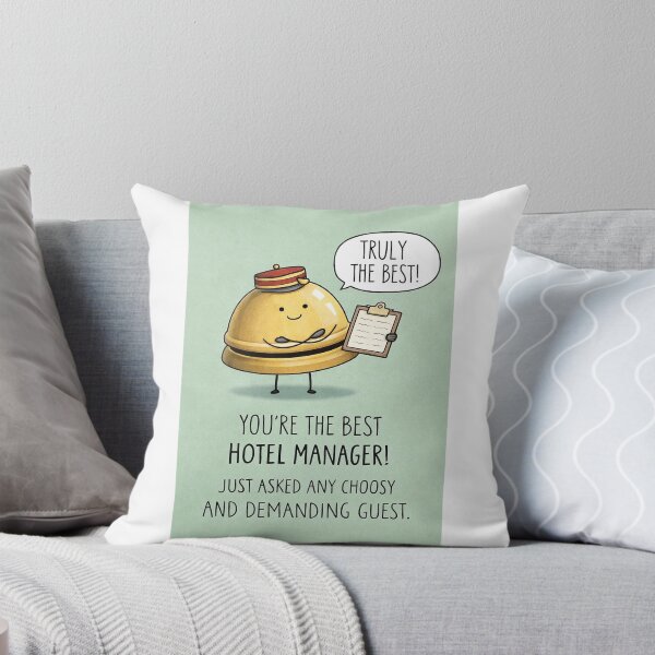 Item preview, Best Hotel Manager for Choosy Demanding Guests Hospitality Humor designed and sold by Aryabek.