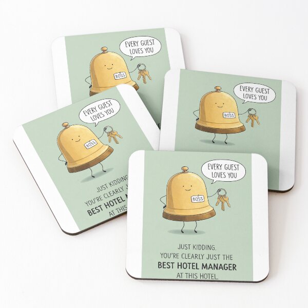 Item preview, Best Hotel Manager at This Hotel Every Guest Loves You Joke designed and sold by Aryabek.