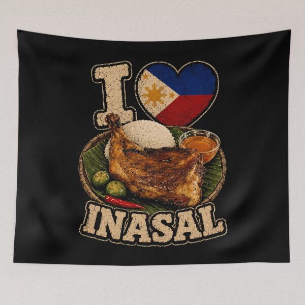 Item preview, I Love Inasal Filipino Chicken Design designed and sold by rafaeltto.